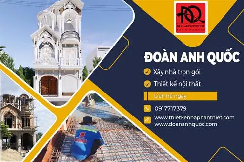 Chìa khoá trao tay, thi công trọn gói biệt thự phố biển Phan Thiết Bình Thuận
